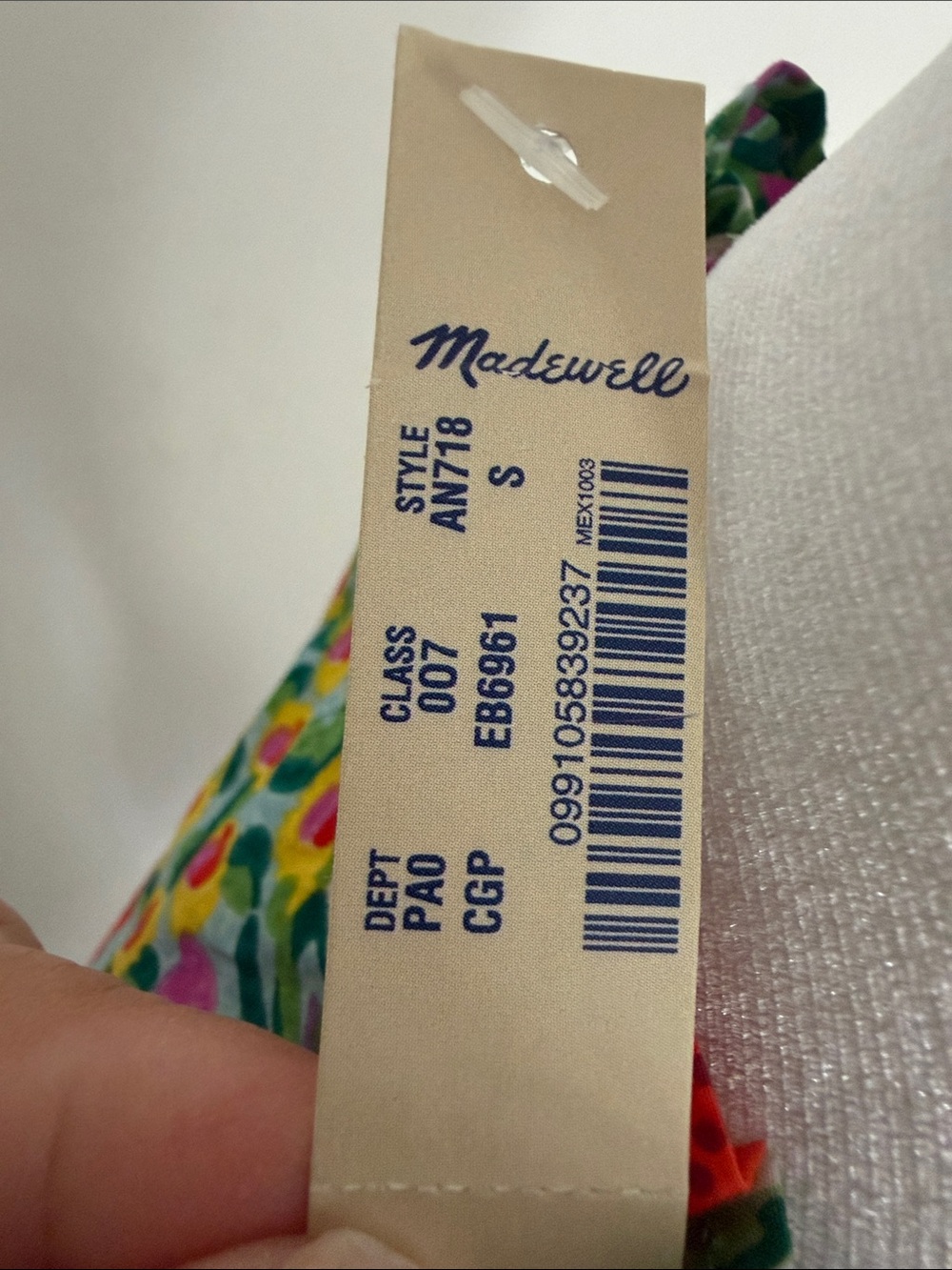 Banjanan x Madewell Crop Top NWT Size Small Floral Flutter Sleeve Tie Front - Picture 10 of 10